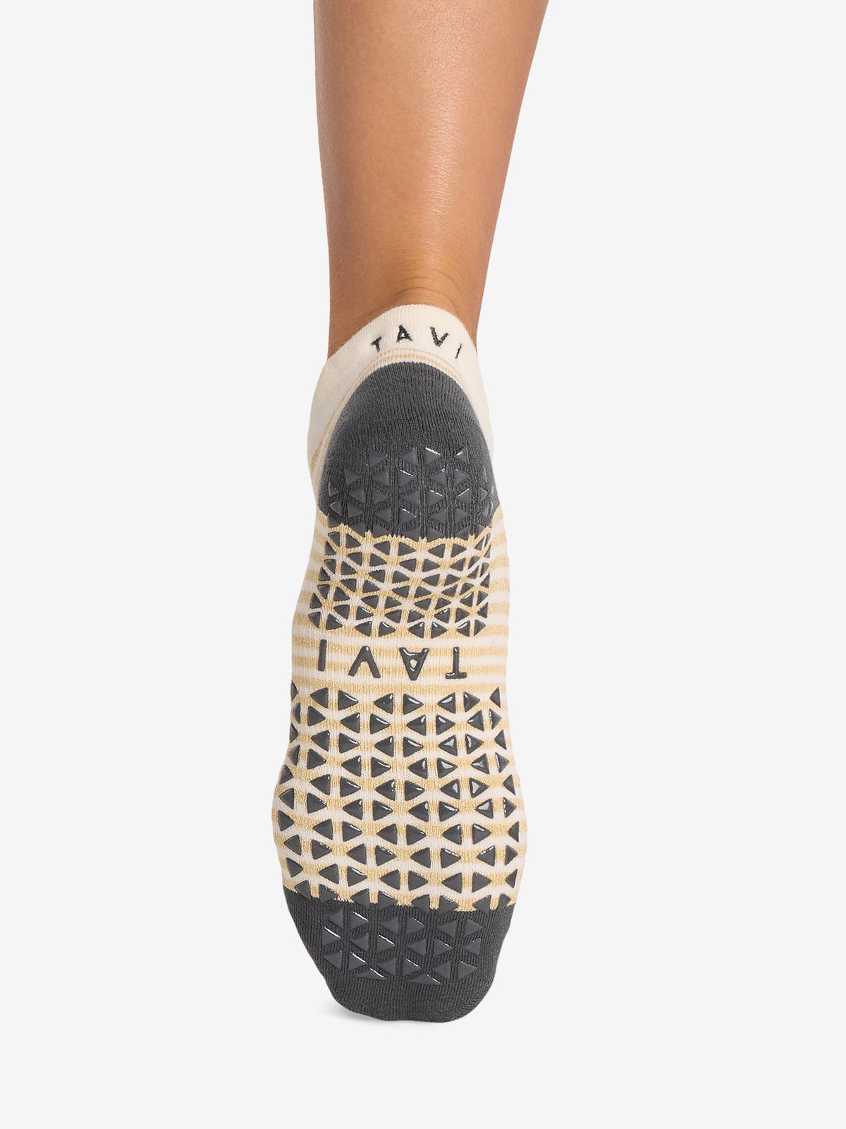 Tavi Noir Savvy Grip Socks - Golden Glitz