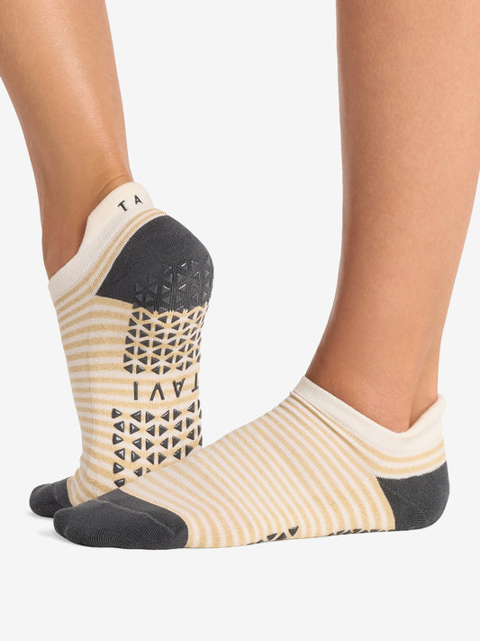 Tavi Noir Savvy Grip Socks - Golden Glitz