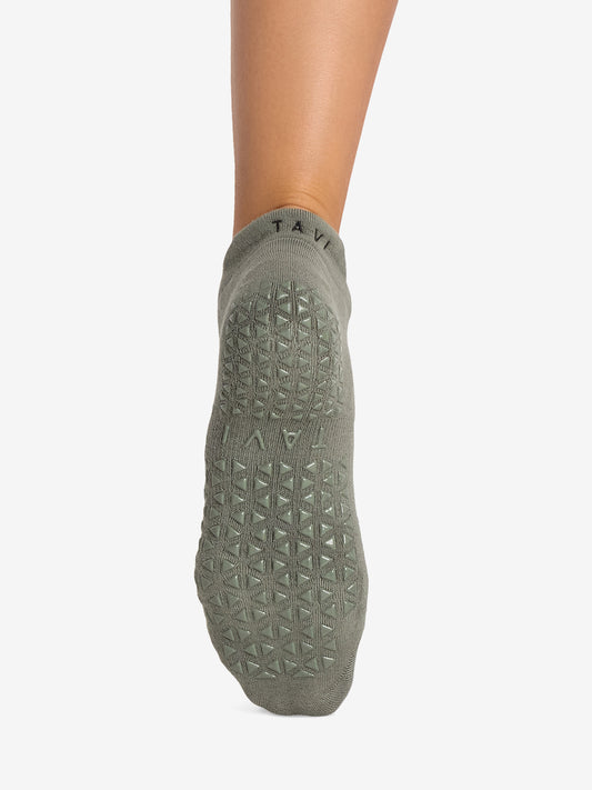 Tavi Noir Savvy Grip Socks - Happy Place Leaf