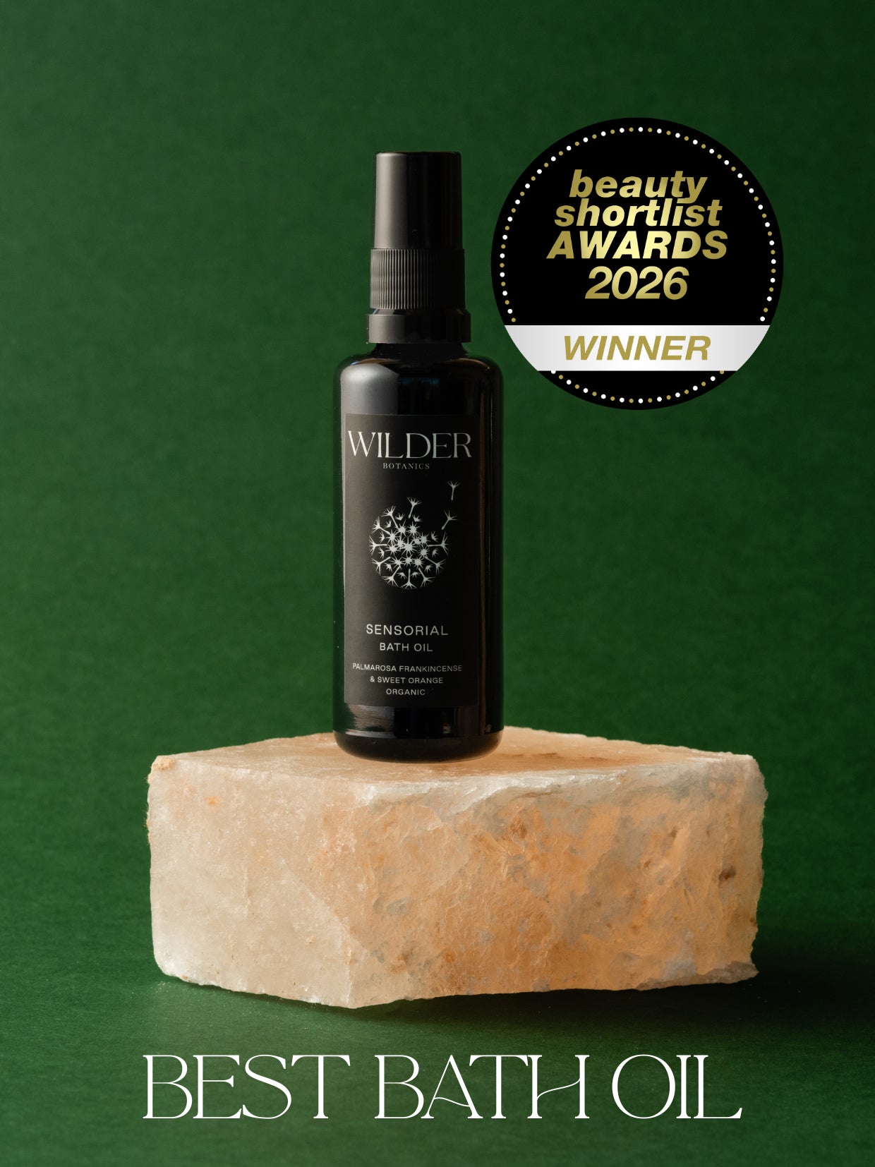 Wilder Botanics Sensorial Bath Oil - Vetiver
