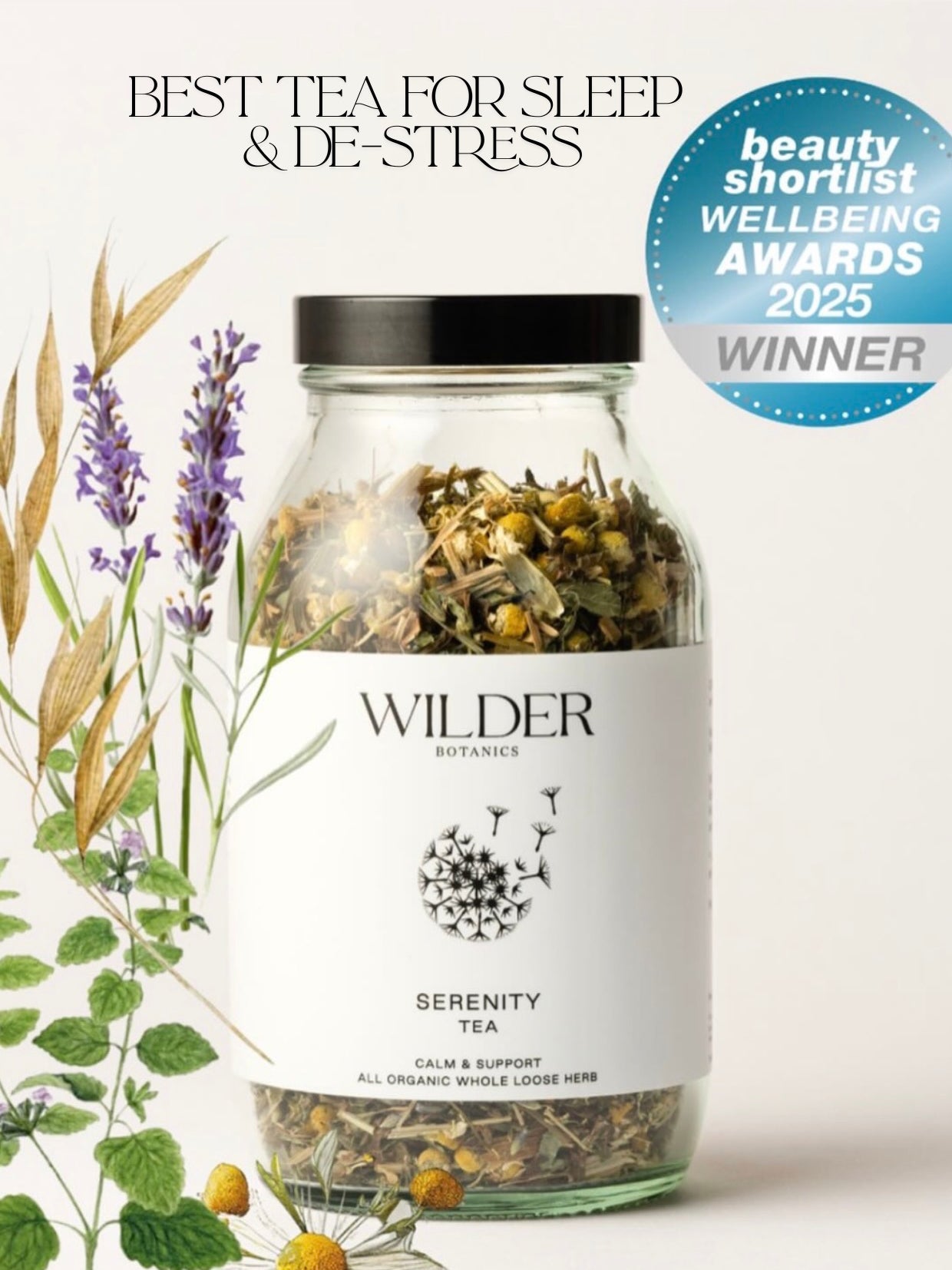 Wilder Botanics Organic Tea Infusion - Serenity