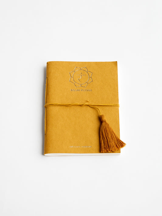 A5 Handmade Journal - Solar Plexus Chakra