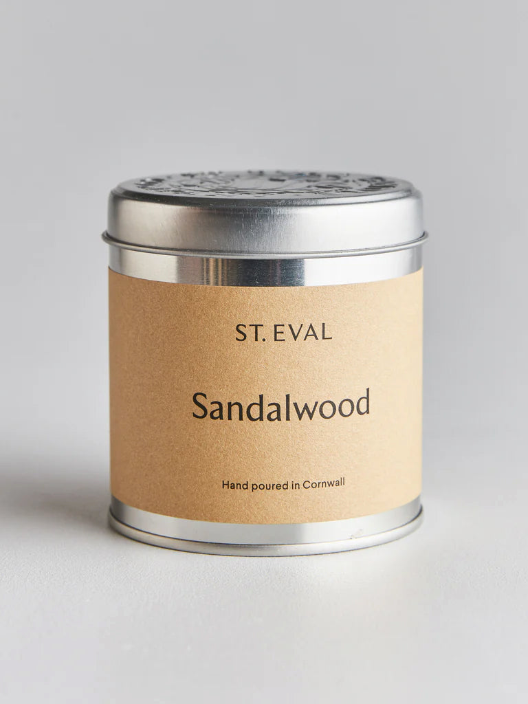 St. Eval Candle Tin - Sandalwood