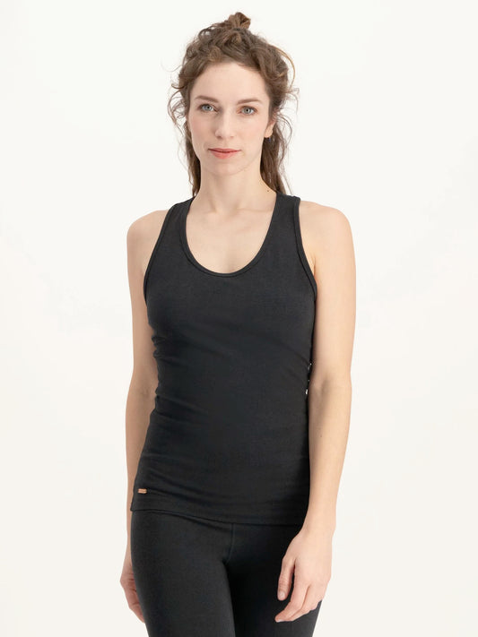 Urban Goddess Surya Yoga Tank - Onyx Black