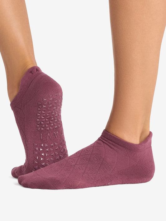 Tavi Noir Savvy Grip Socks - Bordeaux