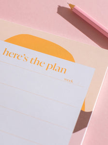 Once Upon a Tuesday A5 Weekly Planner Pad - Sunrise