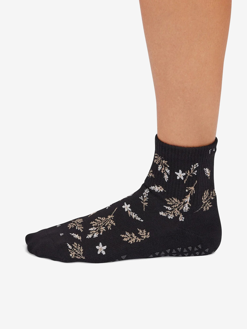 Tavi Noir Aria Grip Socks - Ebony Floral