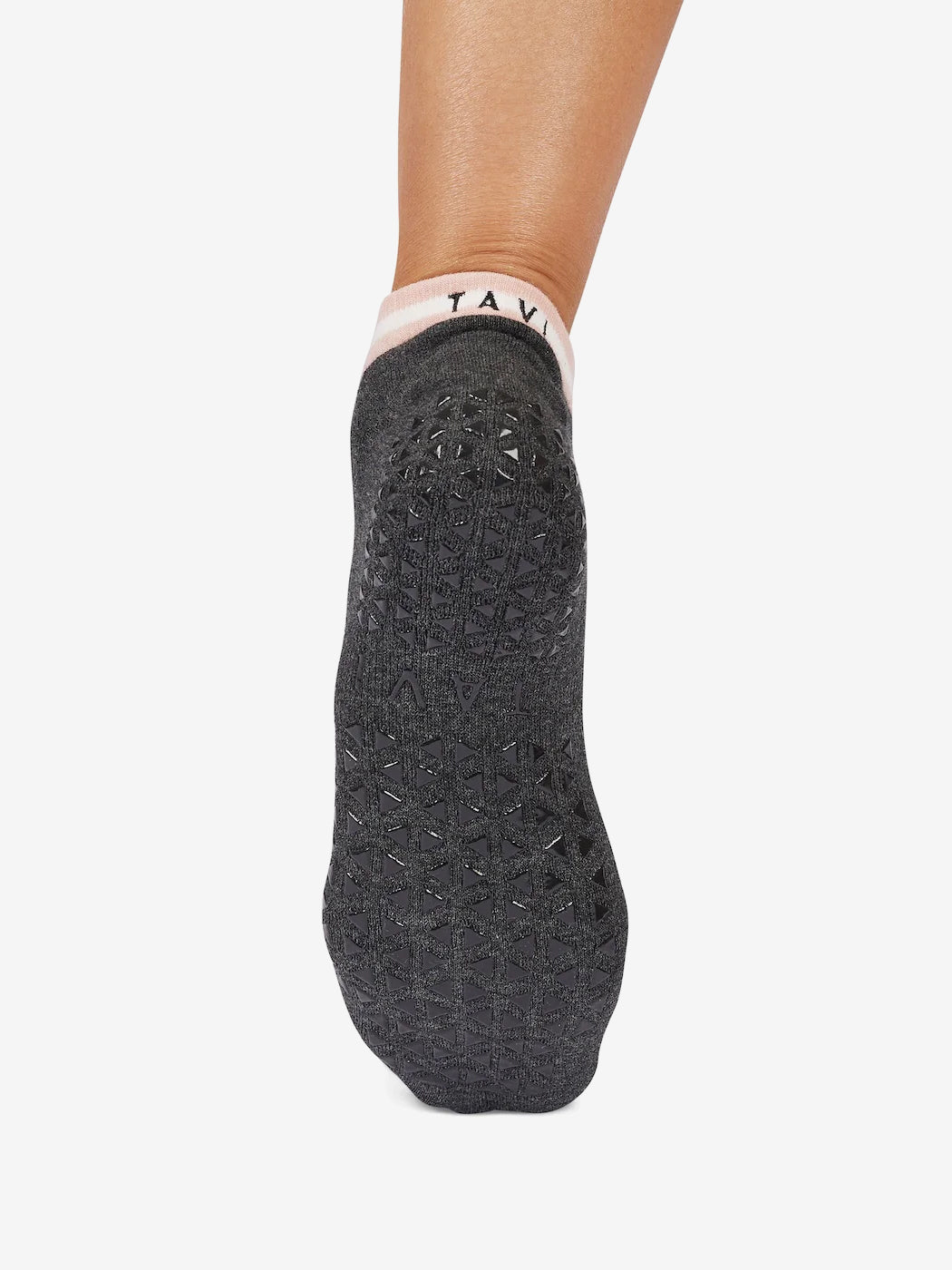 Tavi Noir Cora Grip Socks - Petal Melange Stripe