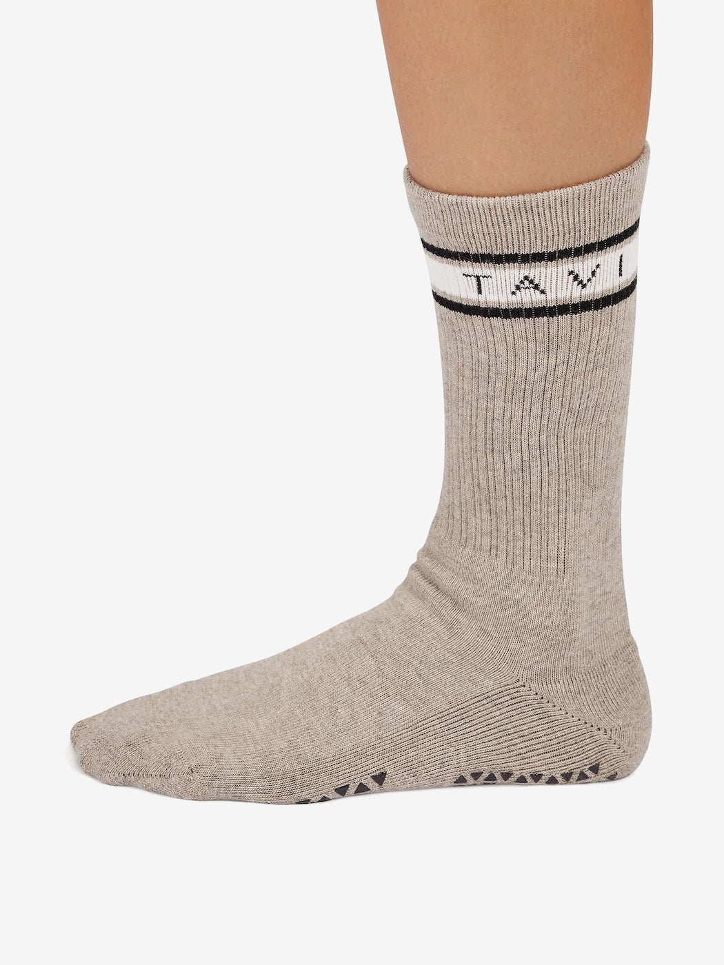 Tavi Noir Kai Grip Socks - Shitake Heather