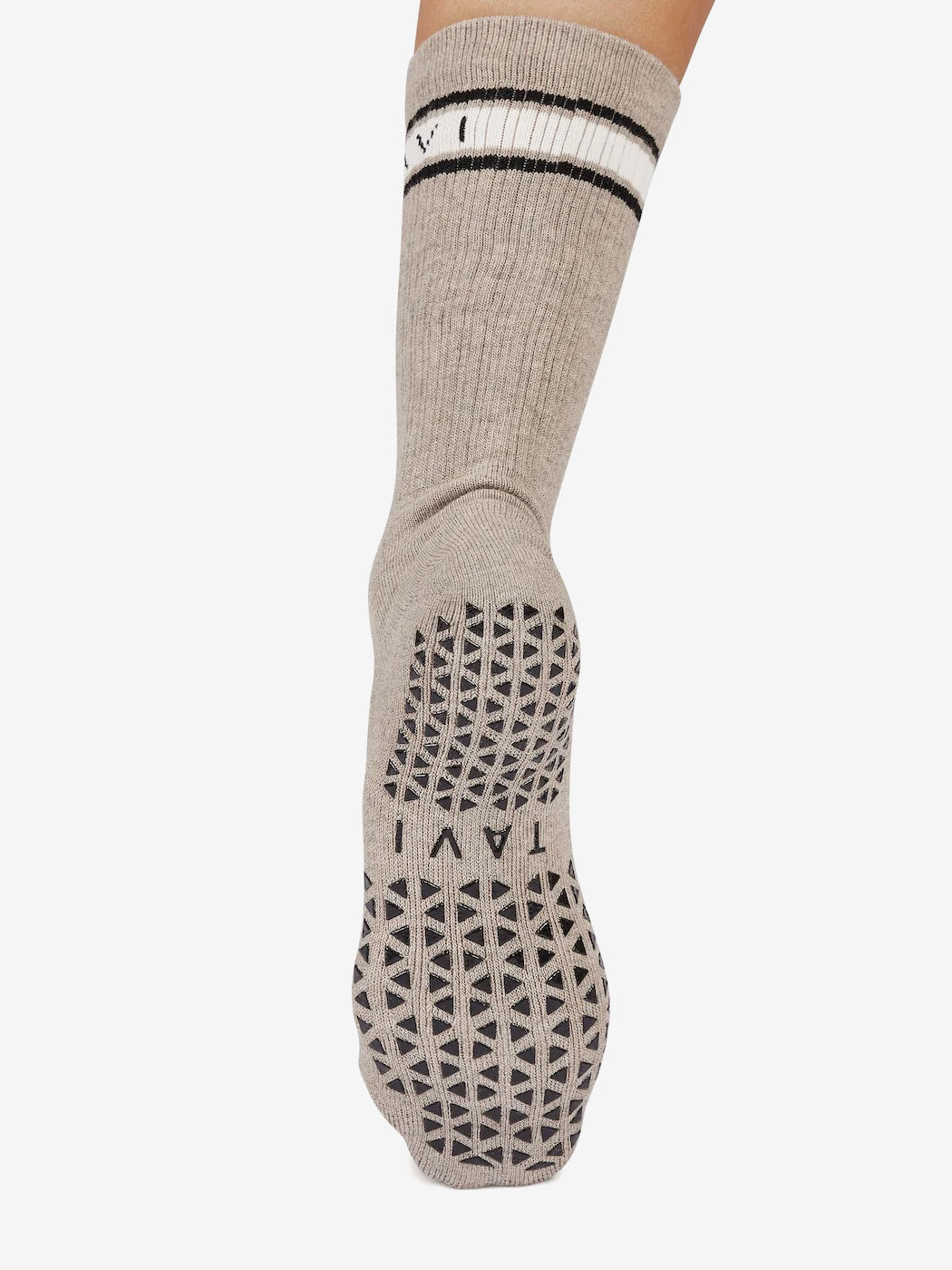 Tavi Noir Kai Grip Socks - Shitake Heather