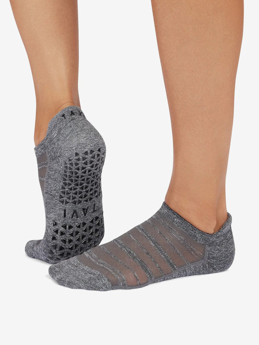 Tavi Noir Savvy Breeze Grip Socks - Midnight Heather