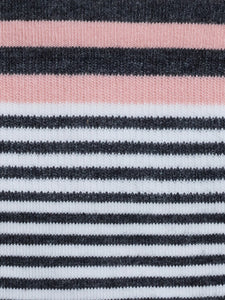 Tavi Noir Savvy Grip Socks - Petal Melange Stripe
