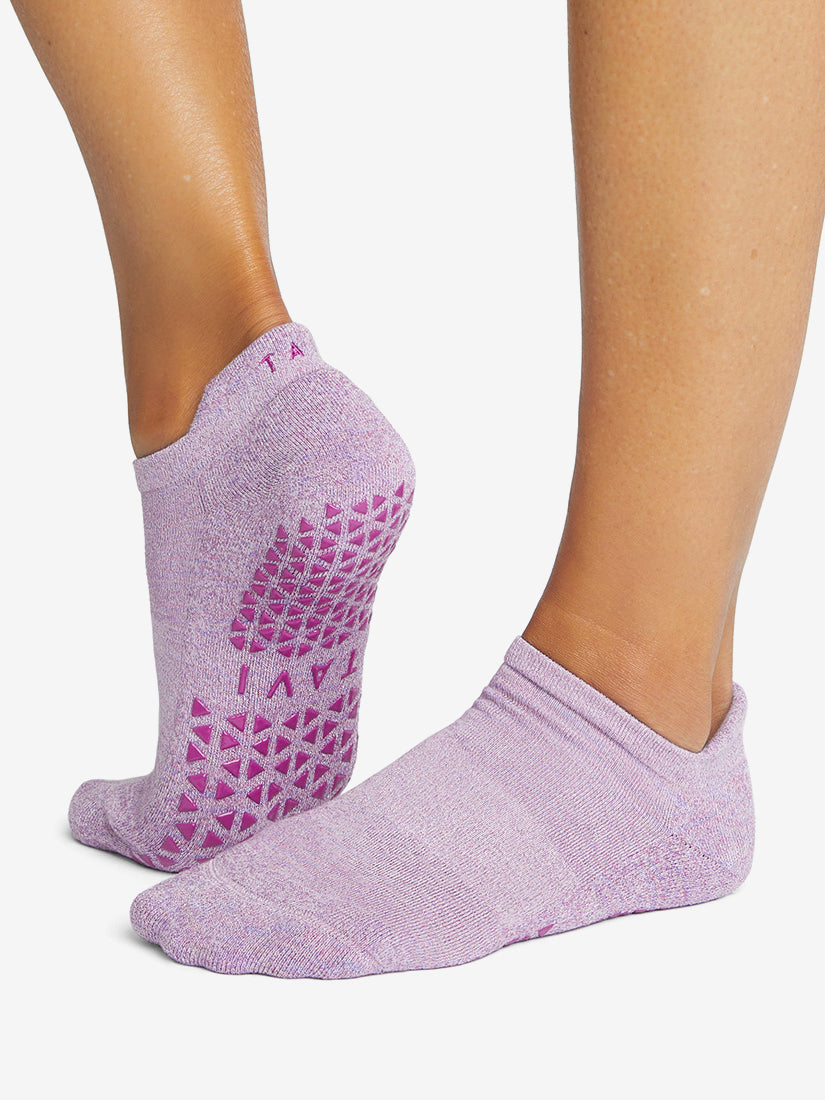 Tavi Noir Savvy Grip Socks Lilac Yogamatters