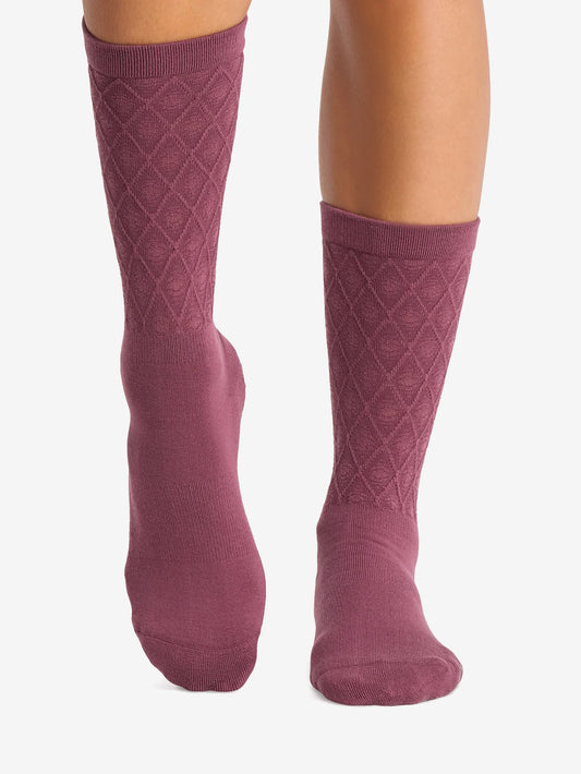 Tavi Noir Jess Grip Socks - Bordeaux