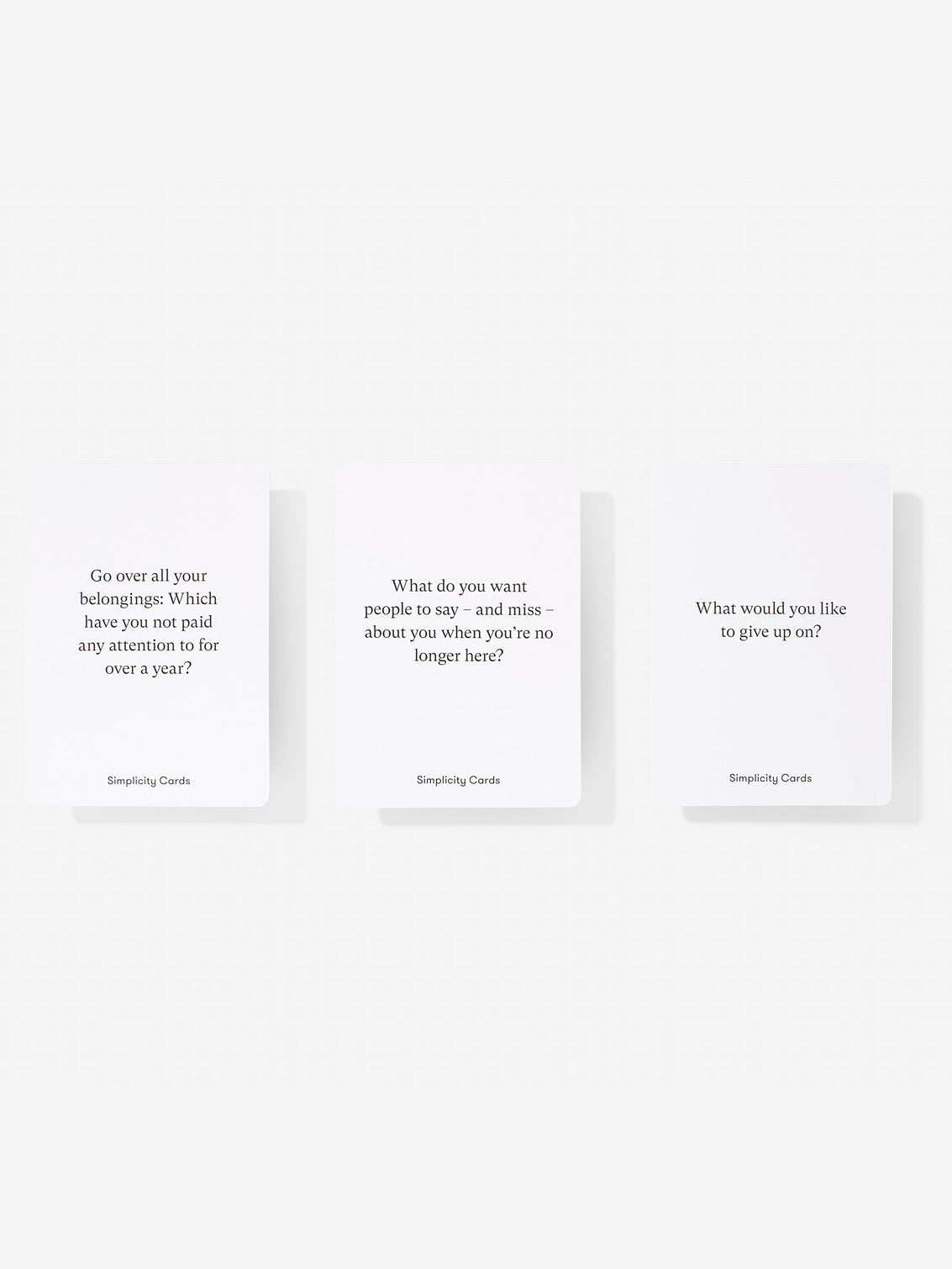 The School of Life Simplicity Cards
