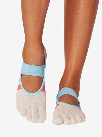 ToeSox Full Toe Mia Grip Socks - East Coast