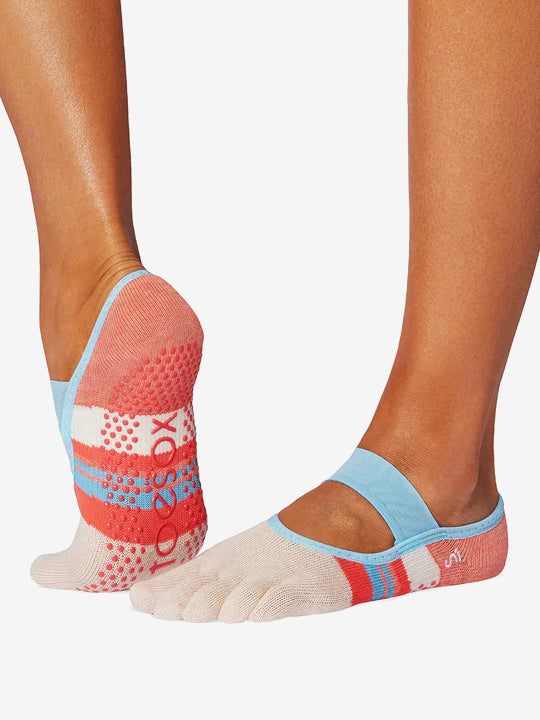 ToeSox Full Toe Mia Grip Socks - East Coast