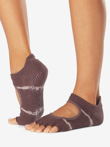 ToeSox Grip Half Toe Bellarina - Quartz Wave Stripe