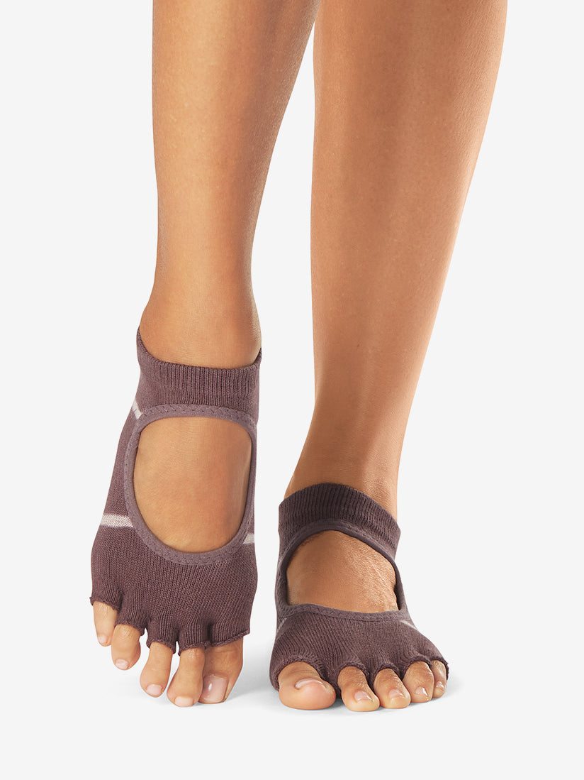 ToeSox Grip Half Toe Bellarina - Quartz Wave Stripe