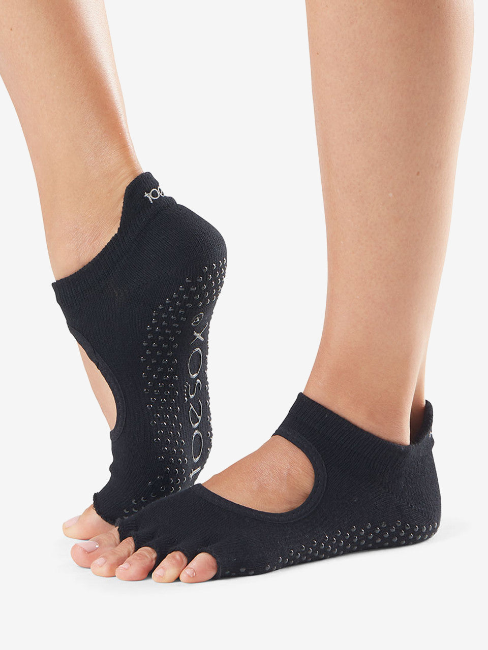 ToeSox Half Toe Bellarina - Black