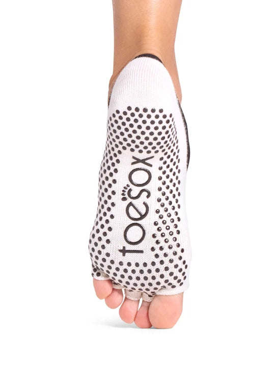 ToeSox Half Toe Elle Grip Socks - Sandy