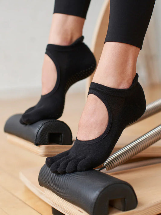 Toesox Tec Full Toe Bellarina Grip Socks - Evolve
