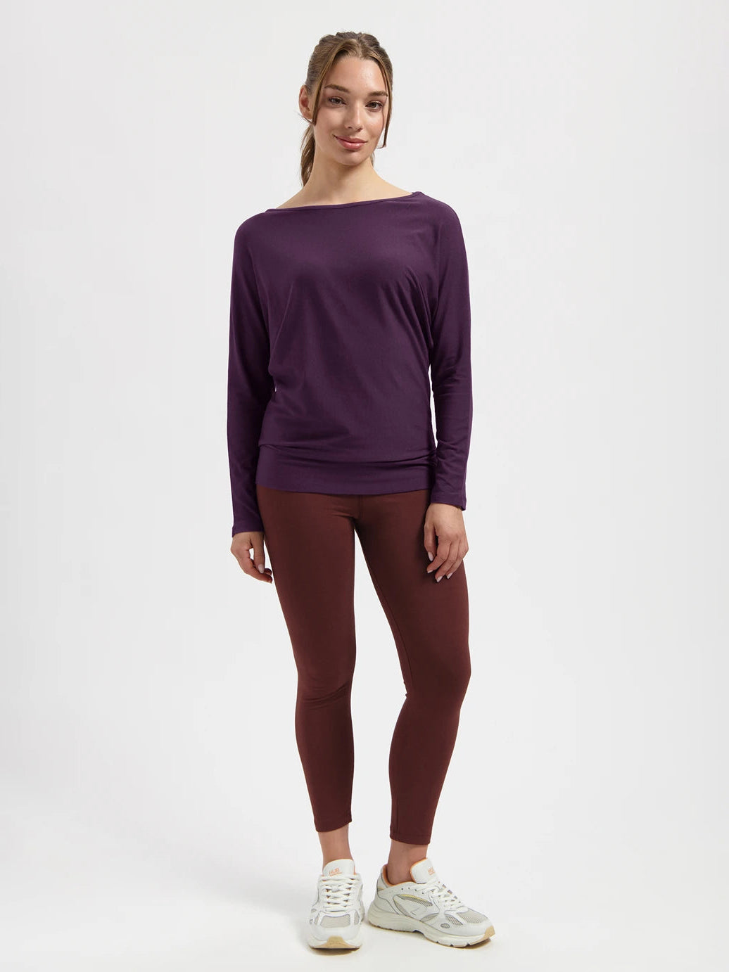 Urban Goddess Budhi Long Sleeve Yoga Top - Bloom
