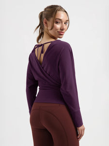 Urban Goddess Ala Long Sleeve Yoga Top - Bloom