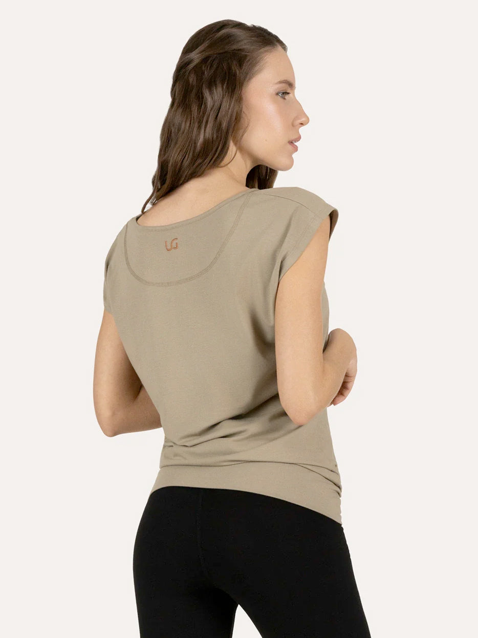 Urban Goddess Asana Yoga Tee - Fern