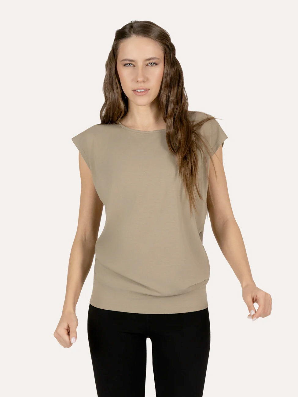 Urban Goddess Asana Yoga Tee - Fern
