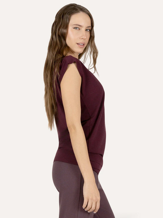 Urban Goddess Asana Yoga Tee - Fig