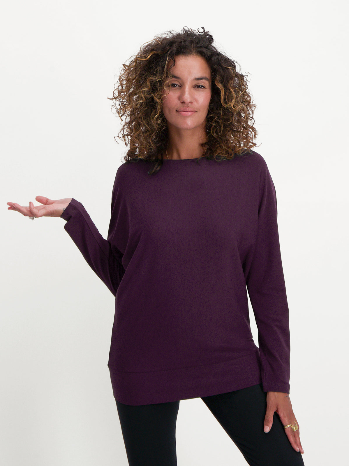 Urban Goddess Budhi Long Sleeve Top - Bloom