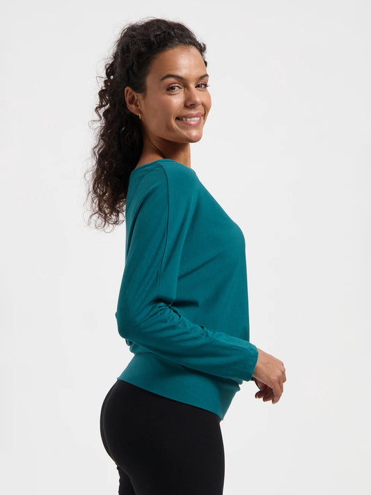 Urban Goddess Budhi Long Sleeve Yoga Top - Seamoss