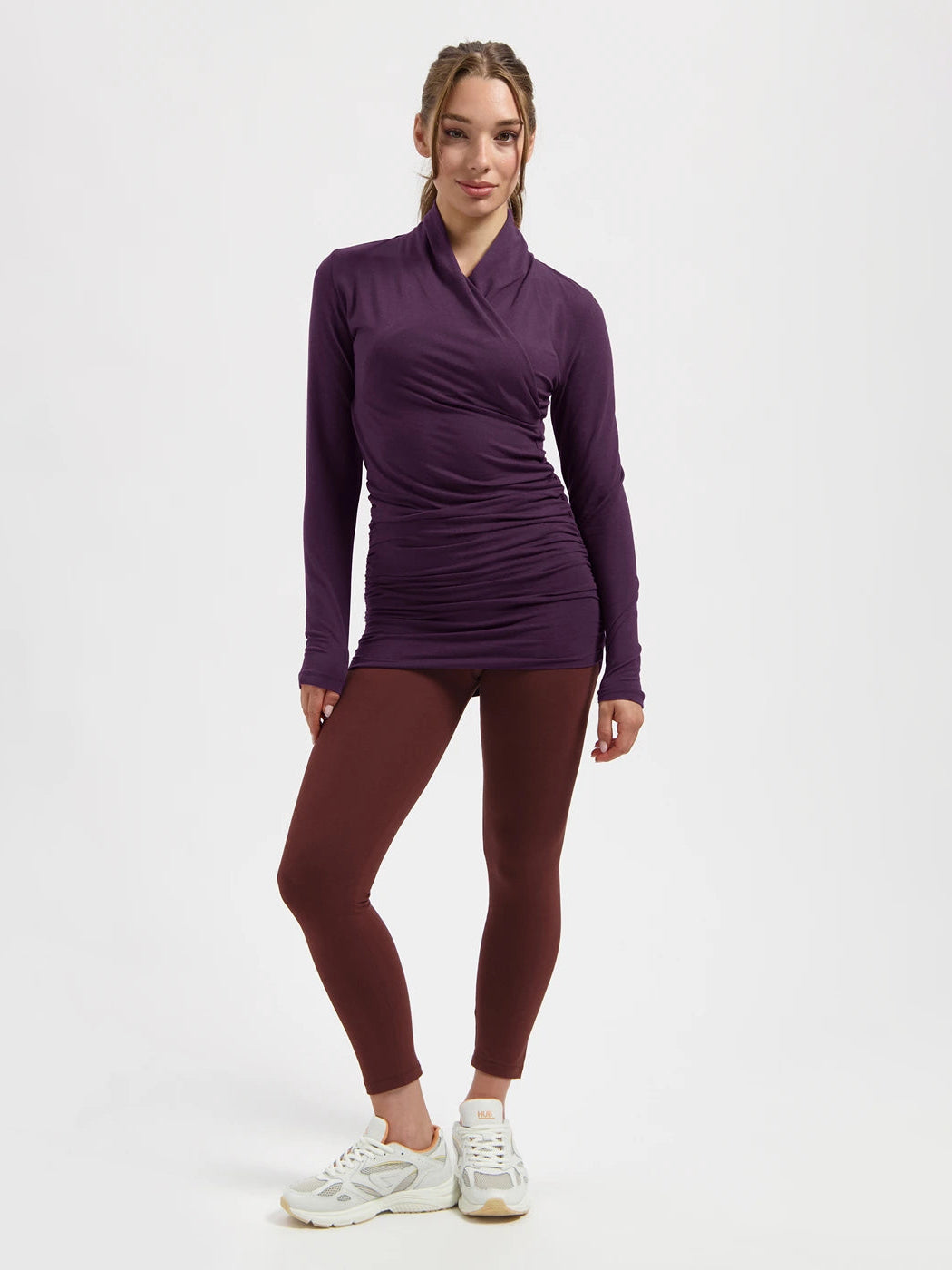 Urban Goddess Good Karma Long Sleeve Yoga Top - Bloom