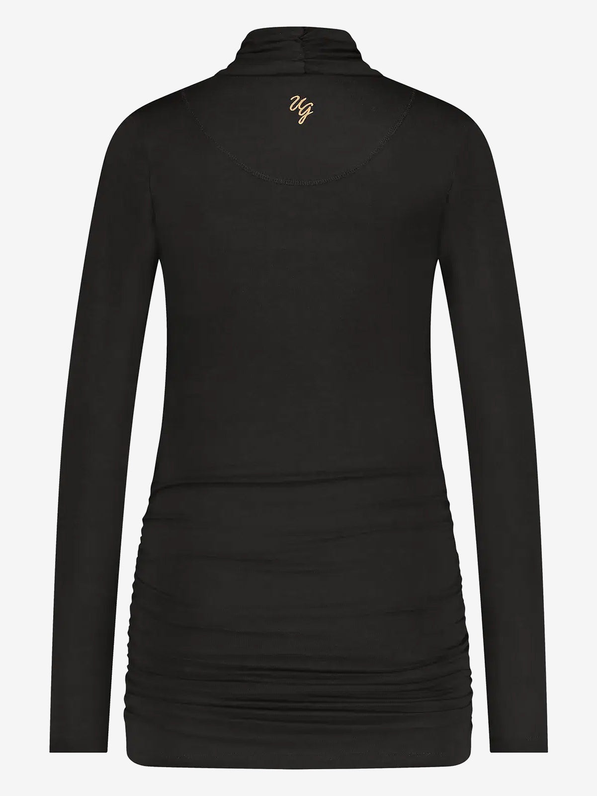 Urban Goddess Good Karma Long Sleeve Yoga Top - Onyx Black