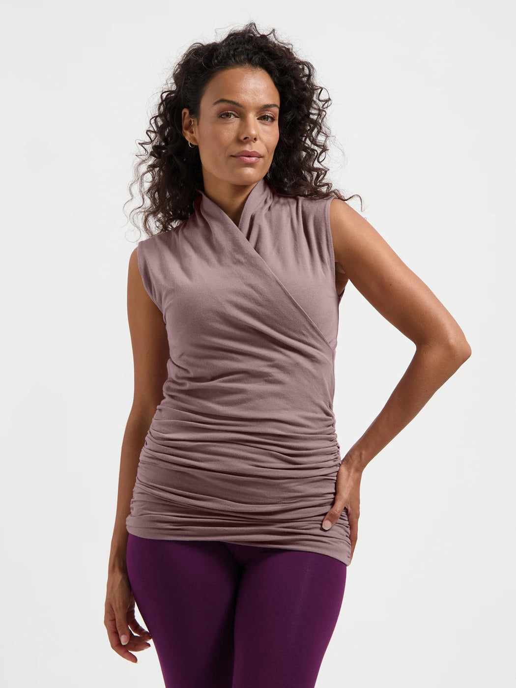 Urban Goddess Good Karma Yoga Top - Fireclay