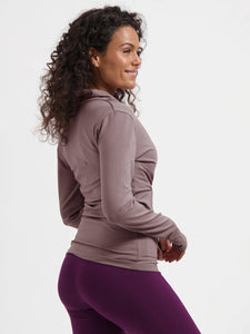 Urban Goddess Ishtar Long Sleeve Yoga Top - Fireclay