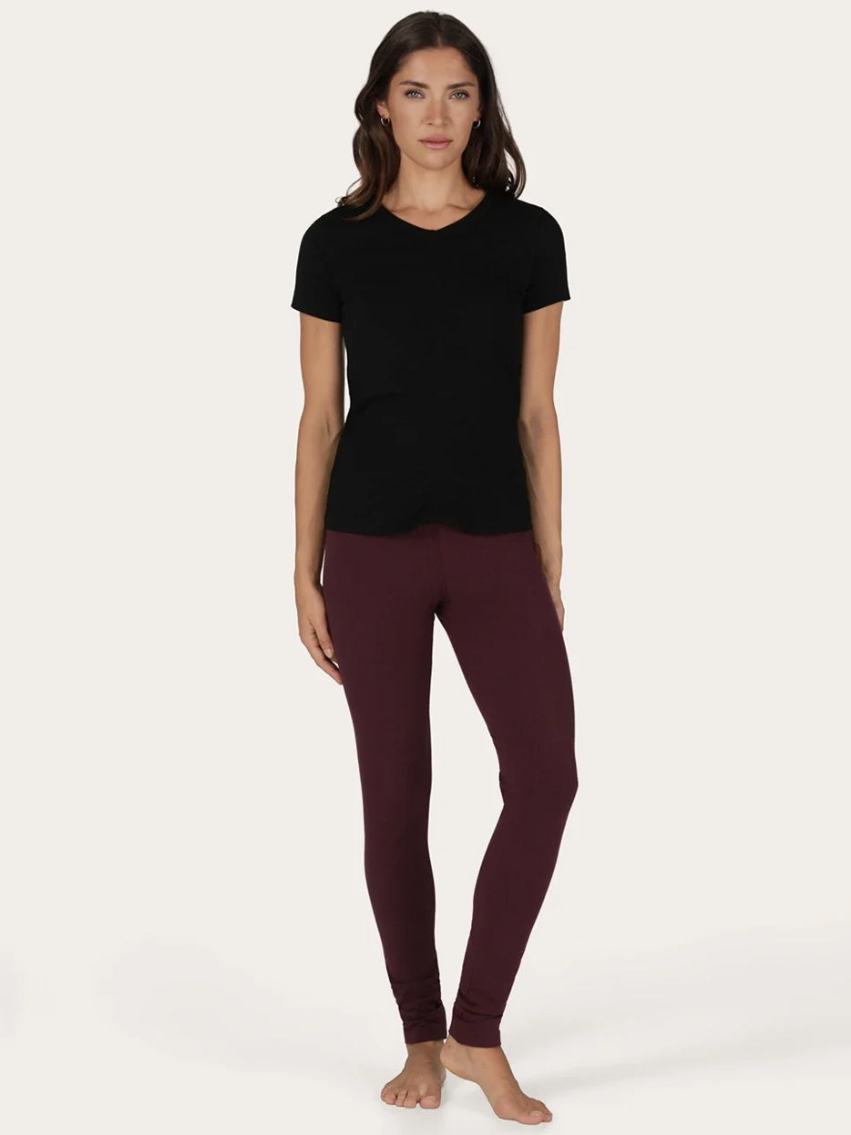 Urban Goddess Lua Yoga Tee - Onyx Black
