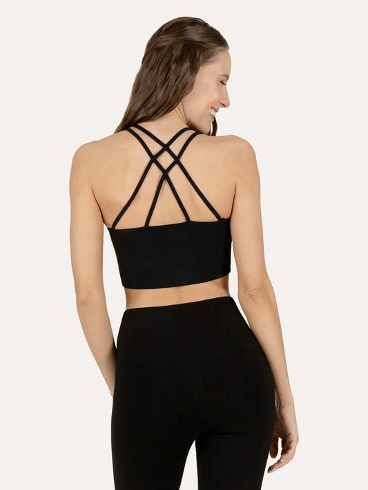 Urban Goddess Lyrais Yoga Bra - Onyx Black