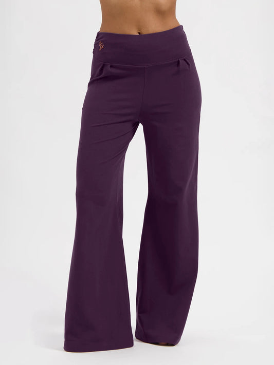 Urban Goddess Maeve Wide Leg Yoga Pants - Bloom