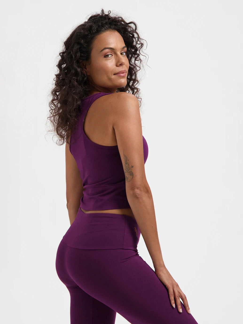 Urban Goddess Sati Crop Yoga Tank - Bloom