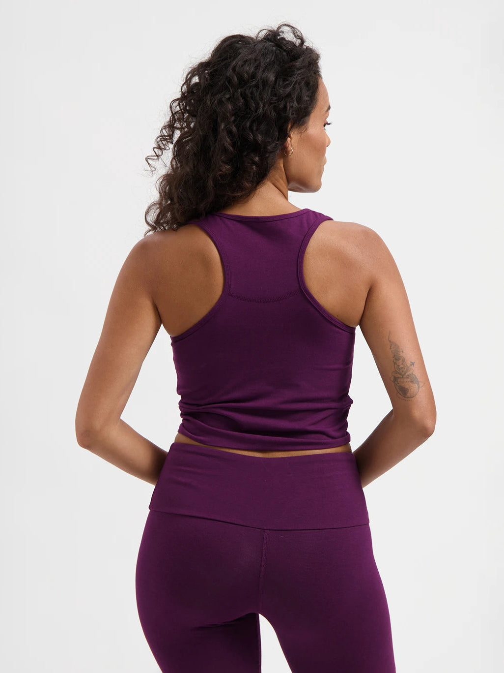 Urban Goddess Sati Crop Yoga Tank - Bloom