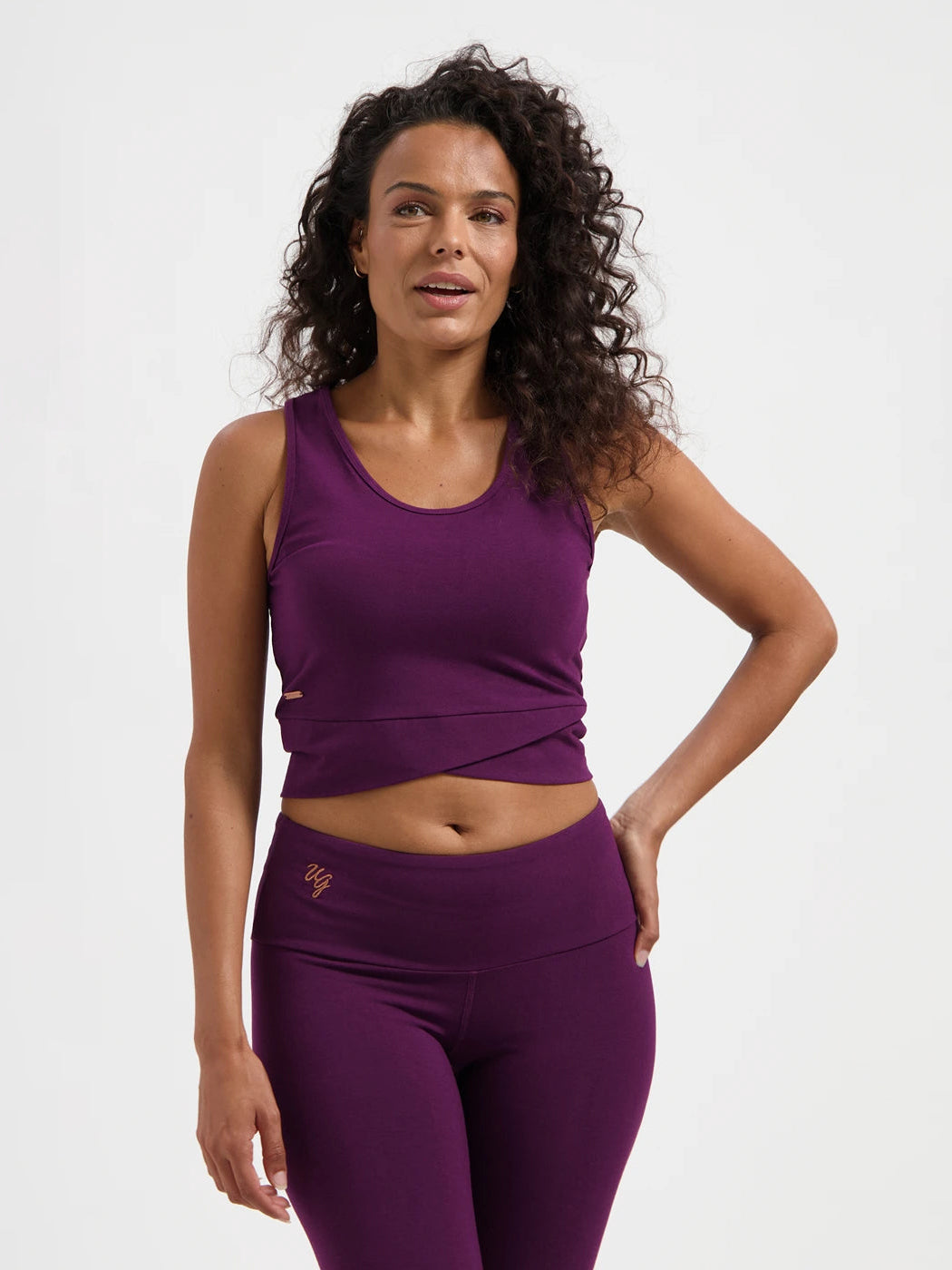 Urban Goddess Sati Crop Yoga Tank - Bloom
