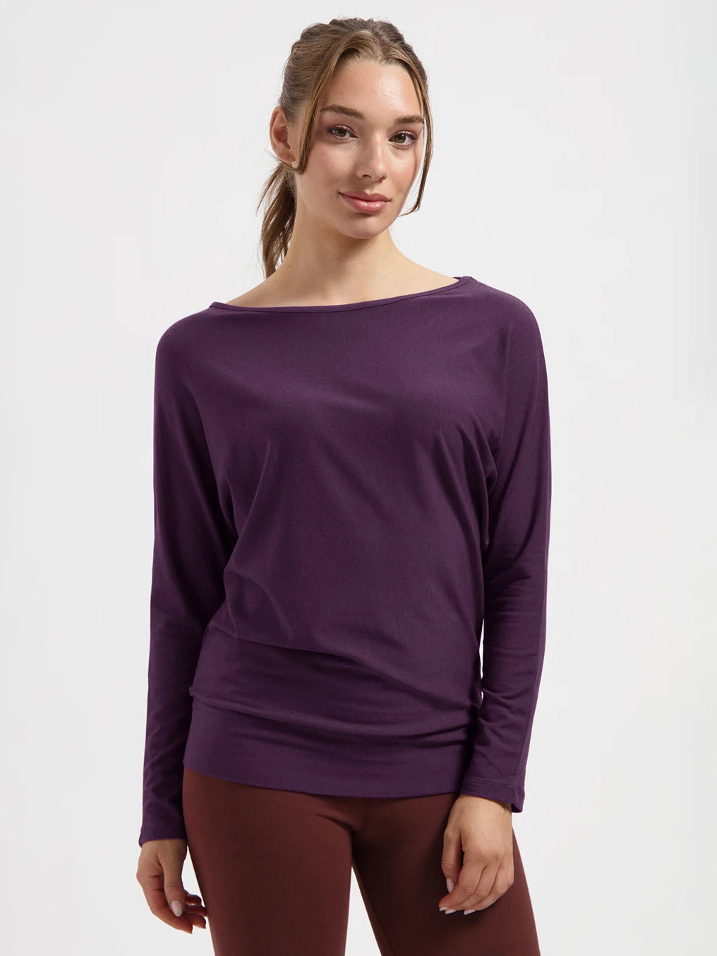 Urban Goddess Budhi Long Sleeve Yoga Top - Bloom