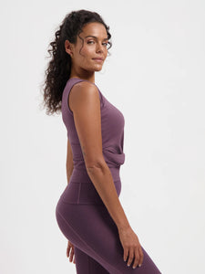 Urban Goddess Veyra Knot Yoga Tank - Berry