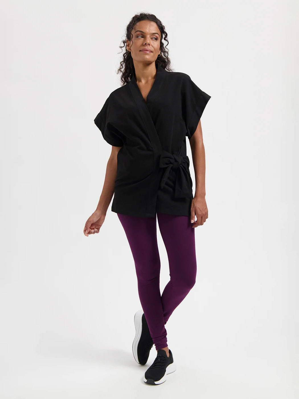 Urban Goddess Yumea Kimono Top - Onyx Black