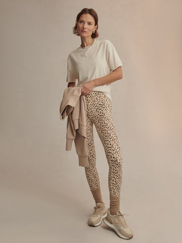 Varley Move Pocket High Legging 25 - Almond Abstract Leopard
