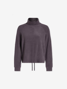 Varley Portland High Neck Midlayer - Deep Charcoal