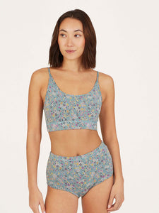 Thought Florielle Floral Bikini Brief - Pine Green