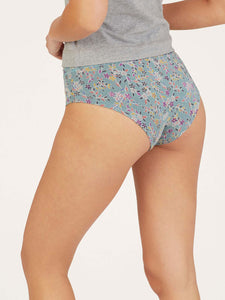 Thought Florielle Floral Bikini Brief - Pine Green